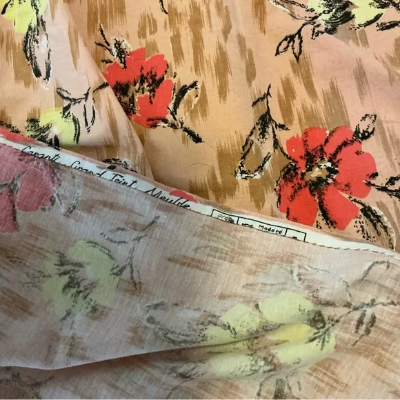 💎 Vintage Belle Amie Cotton Drapes made in France
